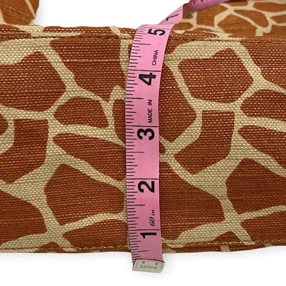 JPK Paris 75 Giraffe Print LE Bucket Canvas Tote Bag